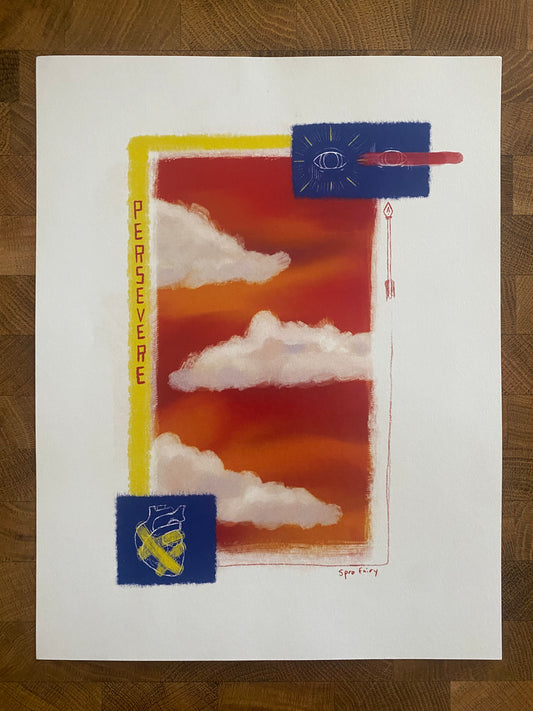 ‘persevere’ print